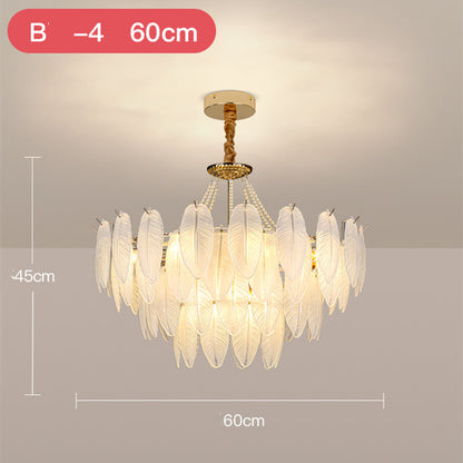 French Cream Wind Pendant Light Luxury