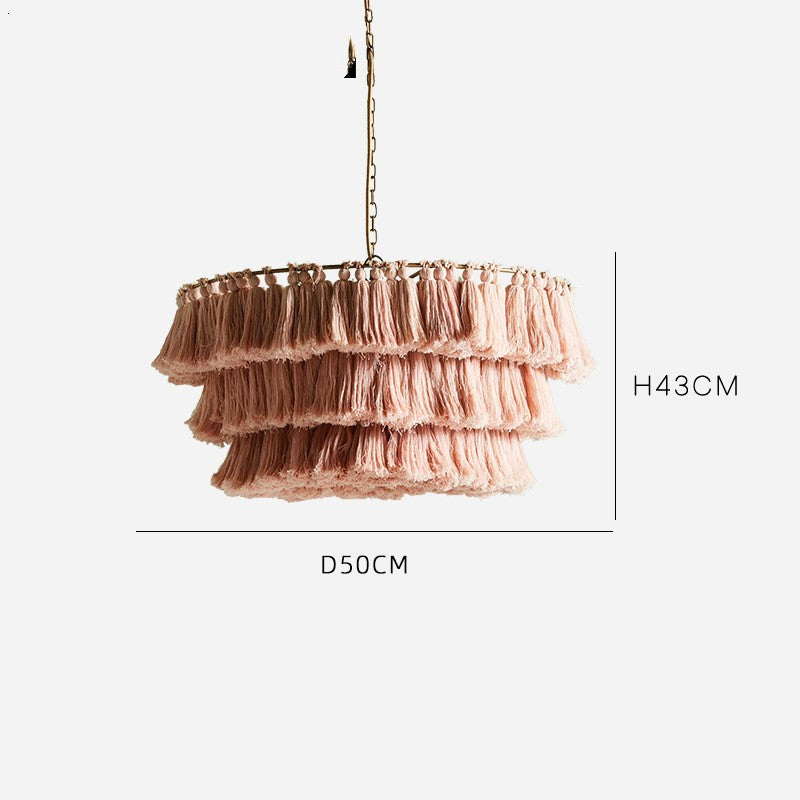 Designer's Creative And Personalized Woven Chandelier