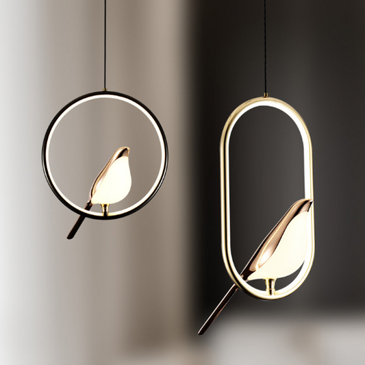 Magpie petit lustre postmoderne chambre simple et luxueuse