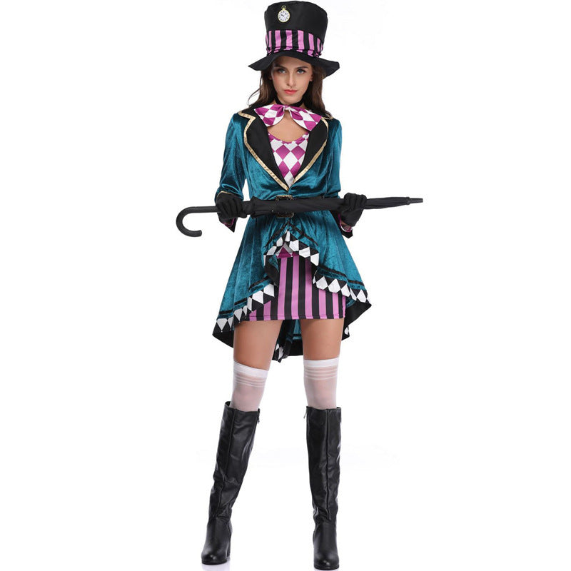 Costume de magicien avec chapeau d'Halloween