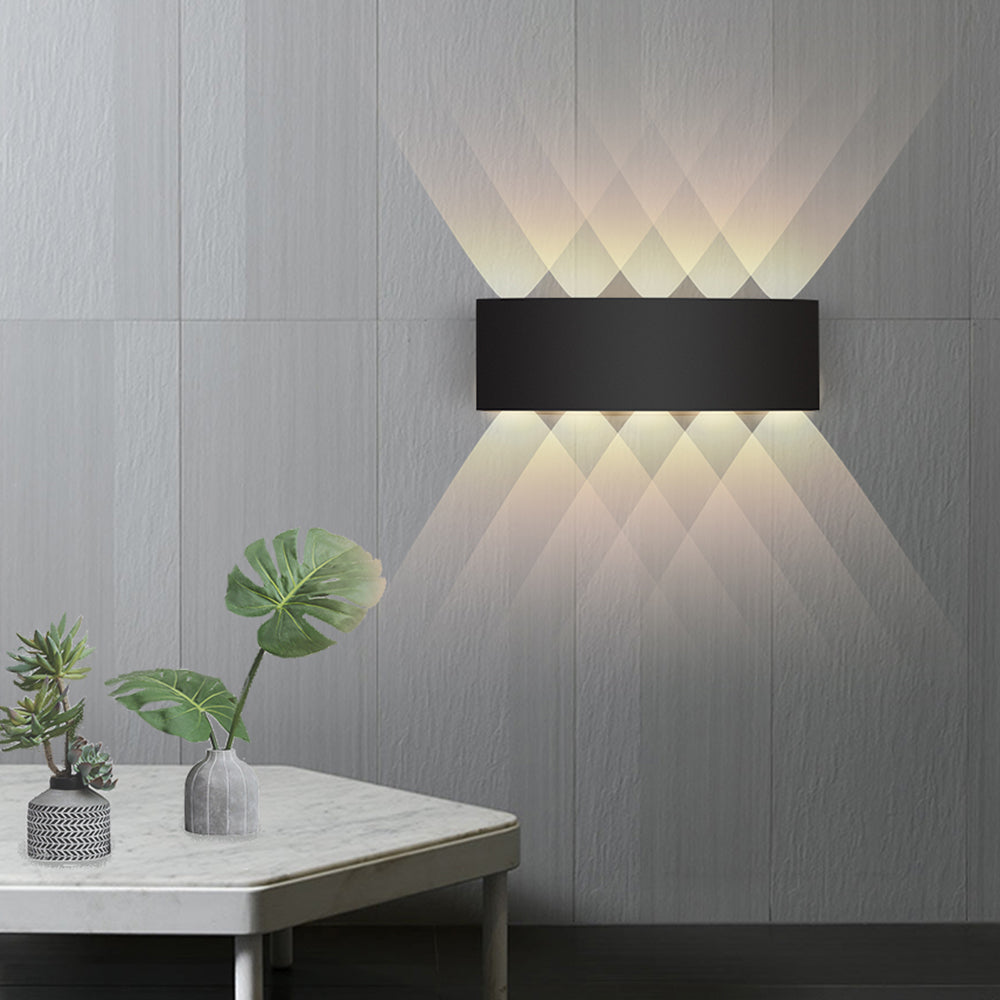 Lámpara de pared Led, lámpara de noche para dormitorio, decoración de jardín, sala de estar, lámpara de pared de fondo, foco impermeable para exteriores