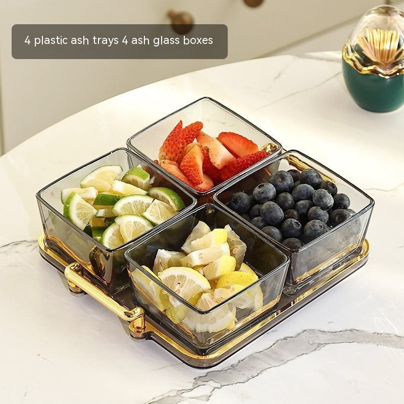 Fruit Plate Living Room Coffee Table Household Storage Box