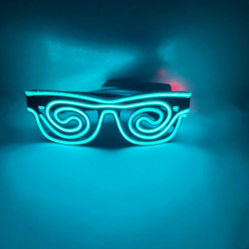 Gafas de luz fría deslumbrantes accesorios para fiestas