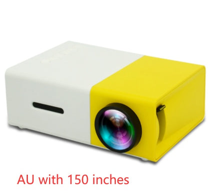 Projecteur Portable 3D Hd Led, cinéma maison, HDMI, Audio Usb, Mini projecteur Yg300