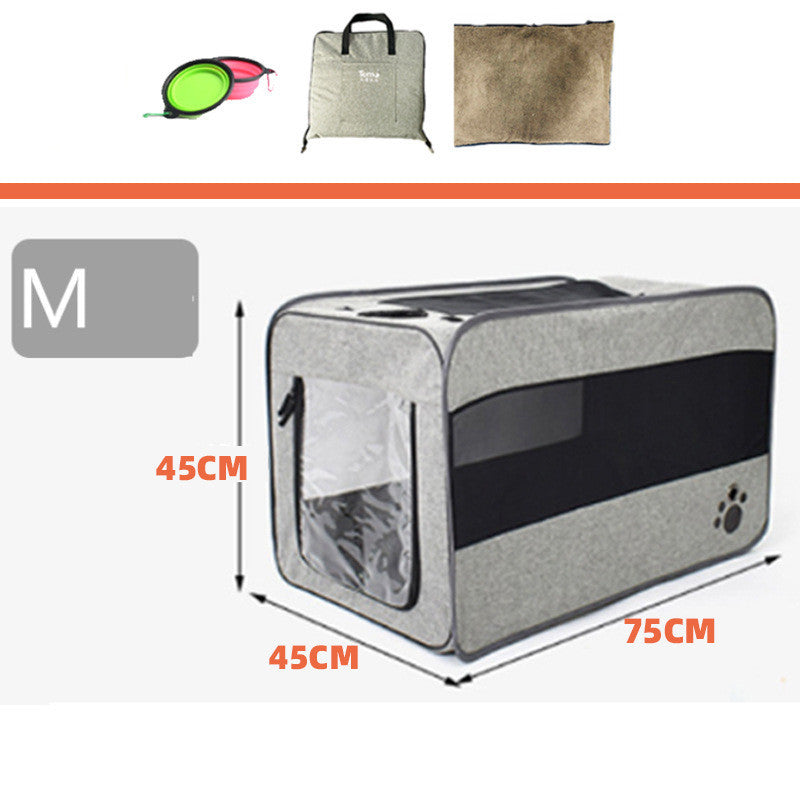 Sac de transport pour animaux de compagnie, sac Portable pour animaux de compagnie, tissu pliable, sac de transport pour animaux de compagnie, Cage pour animaux de compagnie, avec fermetures éclair de sécurité verrouillables