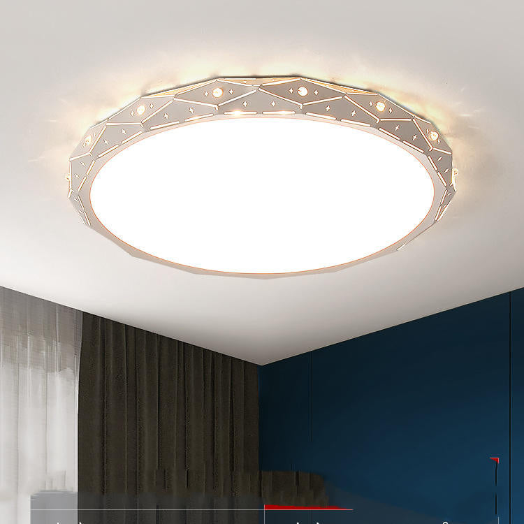 Lampes de plafond rondes à LED pour chambre de luxe légère