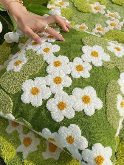 Alfombra de lana hecha a mano sofá mesa de centro alfombra de piso