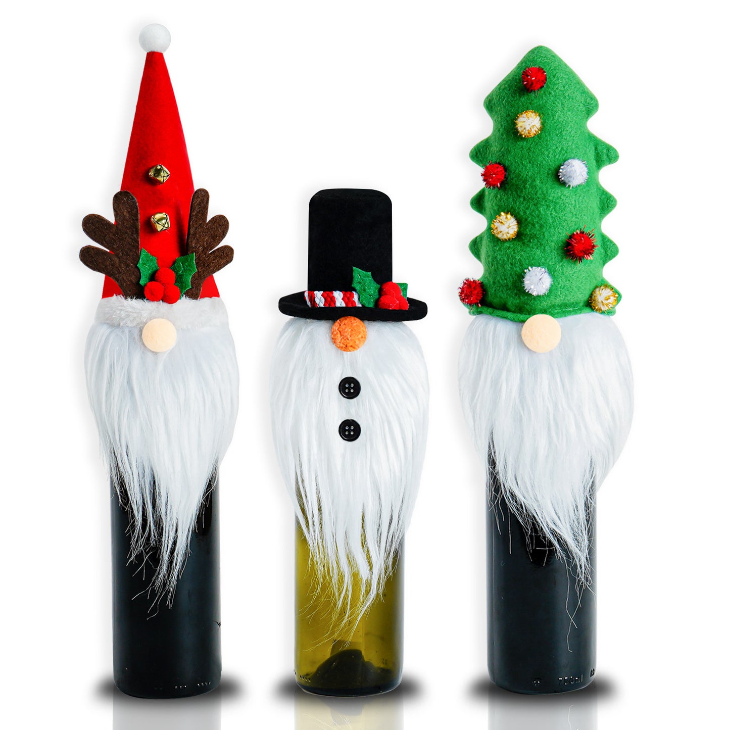 Home Fashion Christmas Decoration Bottle Cover