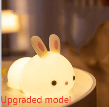 Lampe en Silicone lapin, cadeau du nouvel an, alimentation, veilleuse créative, jouets pour enfants