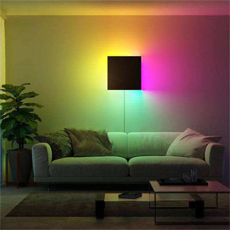 Lámpara de pared para dormitorio, mesita de noche, LED, color decorativo