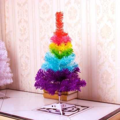 60cm Home Shopping Mall Gradient Colorful Christmas Tree