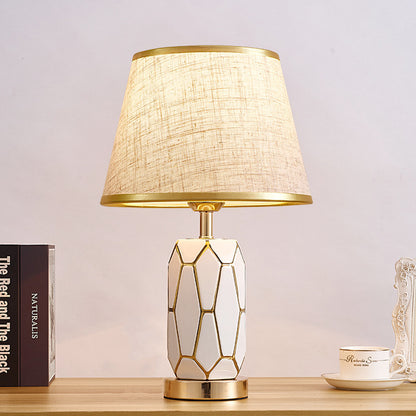 Touch American Ceramic Table Lamp In Bedroom