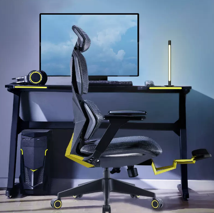 Chaise ergonomique d'ordinateur de maison de chaise d'esports avec la pédale