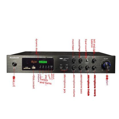 5-Channel High-power Household Bluetooth Power Amplifier