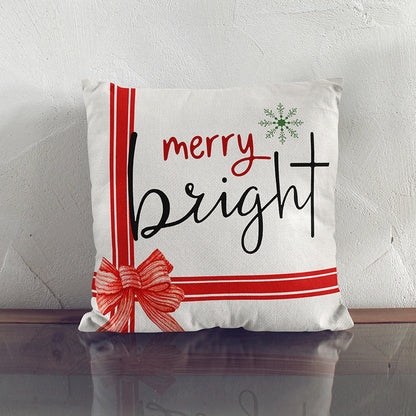 Christmas Pillow Cover Home Living Room