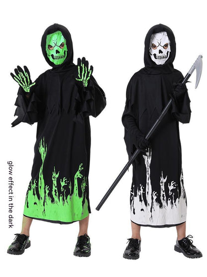 Costume de mort d'Halloween lumineux