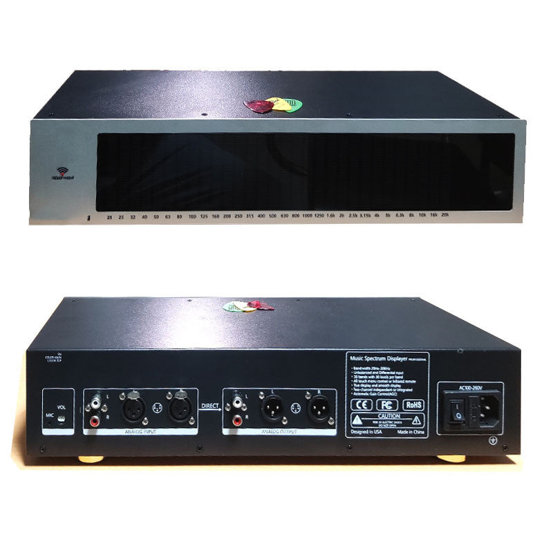 Professional Version Of The Rack-mounted Music Spectrum With Sound Control Aluminum Panel