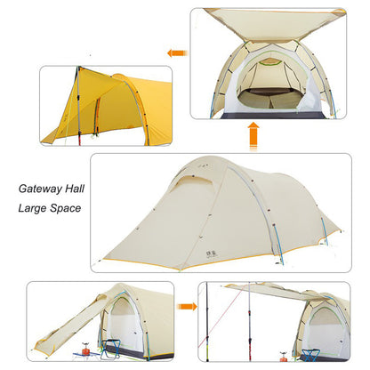 Wind-driven Outdoor Camping Mountaineering Tent For Two People