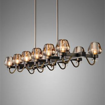 Modern Creative Full Copper Crystal Chandelier