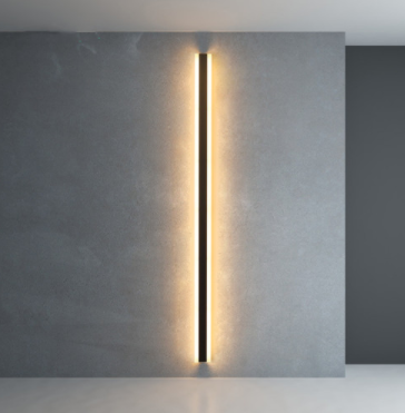 Lámpara de pared led larga minimalista