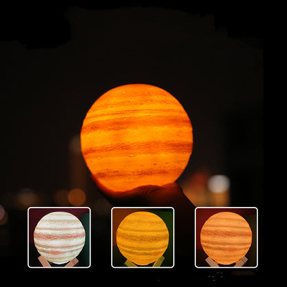 Night Light Moon Creative Table Lamp Led Bedside Lamp Jupiter Lamp