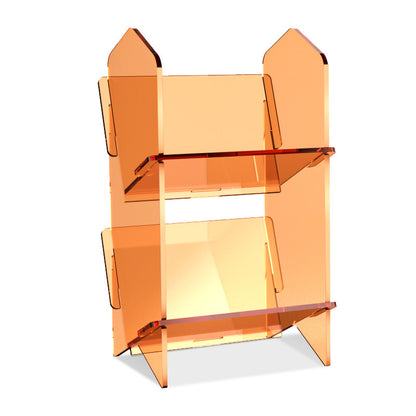 Transparent Bookshelf Acrylic Storage Rack