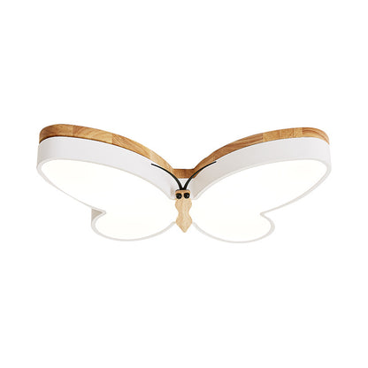 Nordic Simple And Creative Butterfly Bedroom Lamp Eye Protection Cartoon LED