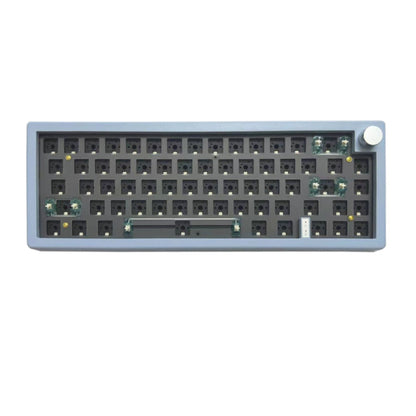 Kit de teclado mecánico retroiluminado RGB de enchufe caliente con soporte de perilla DIY personalizado de tres modelos