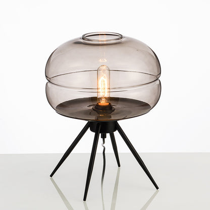 Individual Design Of Industrial Wind Glass Living Room Table Lamp