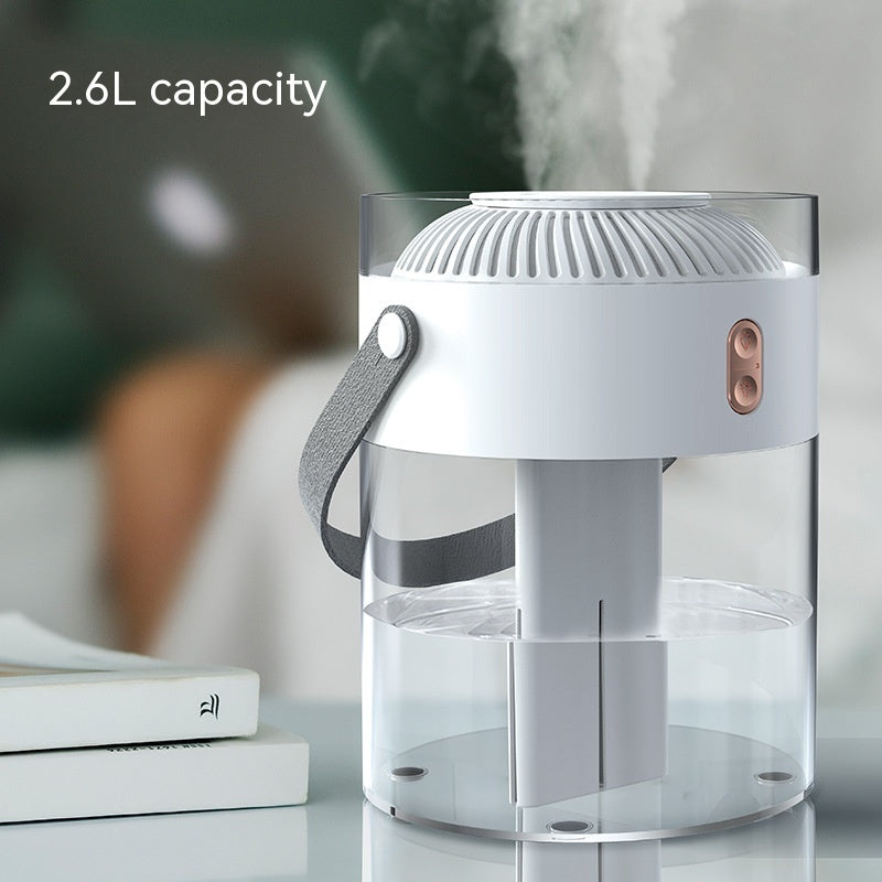 Humidificateur à Double pulvérisation de grande capacité 26l, lumière d'ambiance, remplacement d'eau Portable Commercial