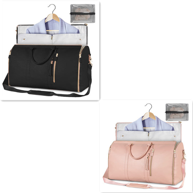 Bolso de viaje de gran capacidad, bolso de mujer, bolso plegable para traje, bolsos de ropa impermeables