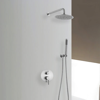 304 Brushed Stainless Steel Embedded Box Concealed Shower Head