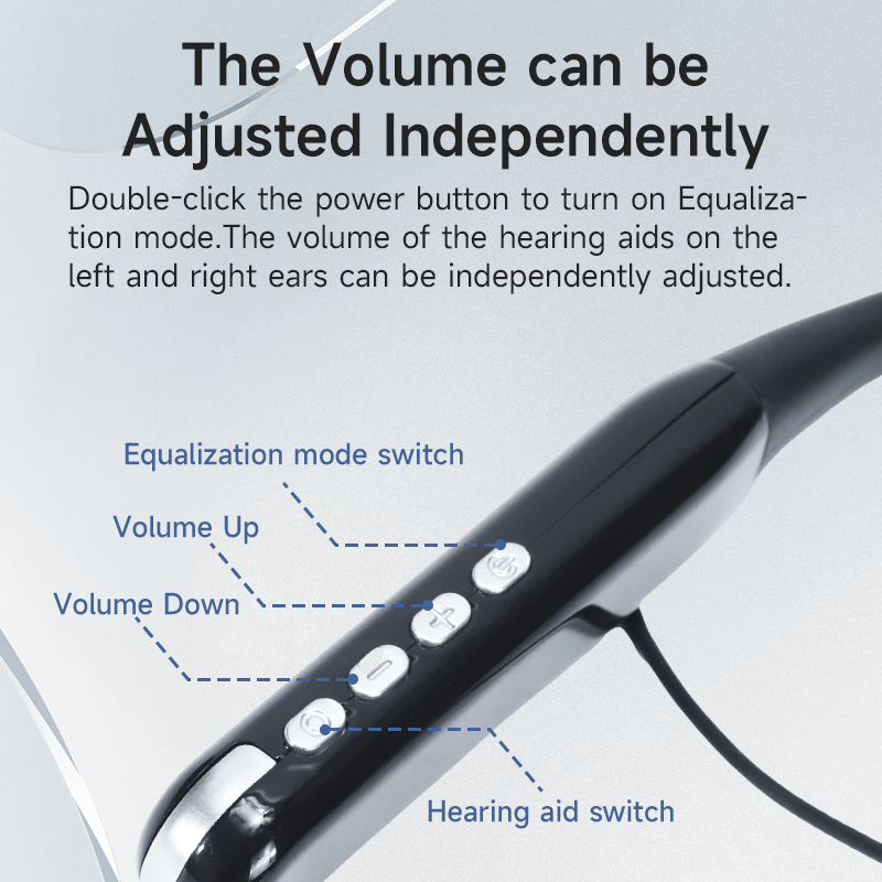 Auricular audífono Bluetooth con cuello colgante moderno y sencillo