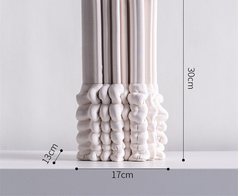 Living Room Folding Ceramic Vase Decoration