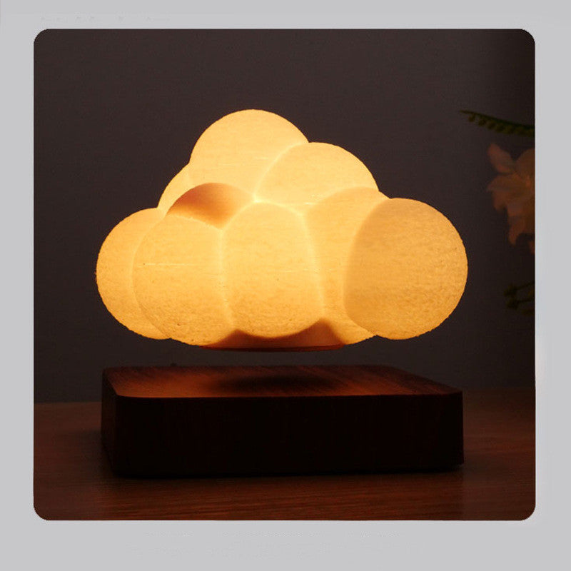 Nouveauté veilleuse lévitation magnétique nuage lampe créativité flottant 3D impression ampoule bureau décoration cadeau d'anniversaire