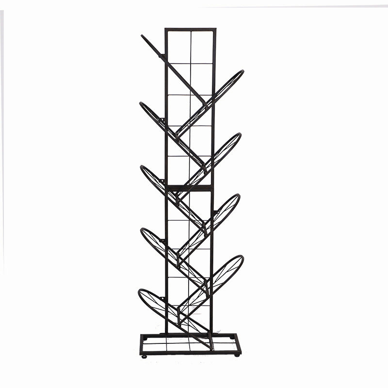 Ins Nordic Iron Art Tree Shaped Bookshelf