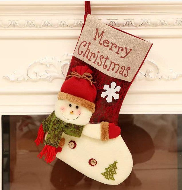 Christmas Decorations Creative Cute Old Man Hanging Bag