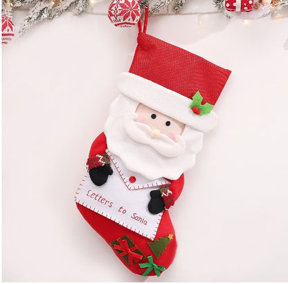 Christmas Decorations Creative Cute Old Man Hanging Bag