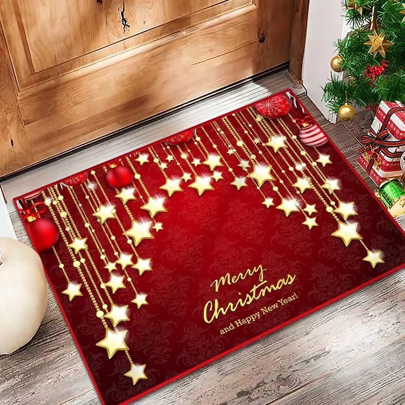 Christmas Series Carpet For Home Use