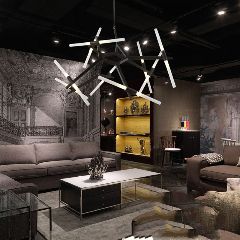 Modern Irregular Living Room Minimalist Dining Room Chandelier