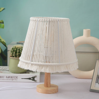 Nordic Style Hand-woven Table Decorative Bedroom Bedside Lamp