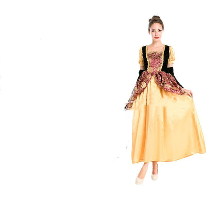 Halloween COS Ball Queen Dress Evening Gown