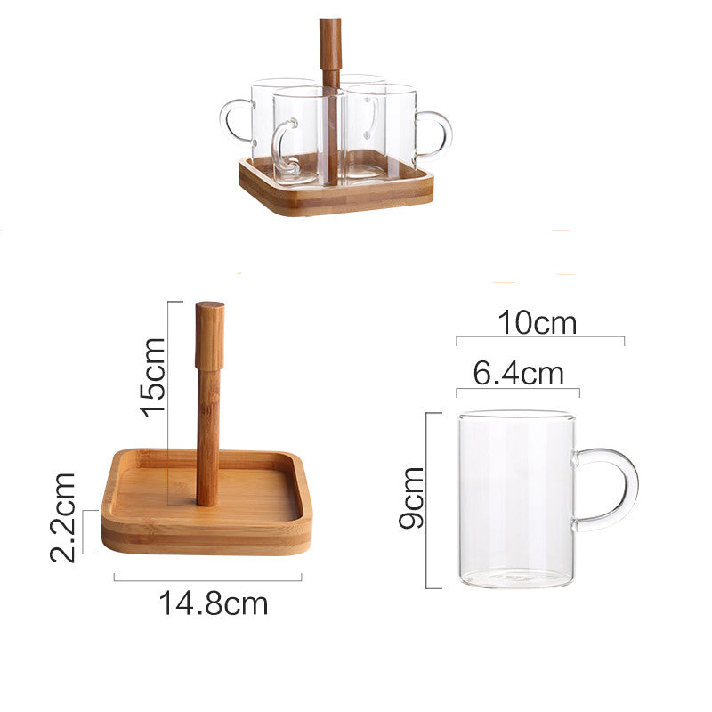 Cold Kettle, Glass Kettle, Heat-resistant Glass Teapot, Cold Water Cup Set