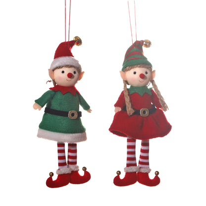 Home Fashion Christmas Elf Doll Pendant