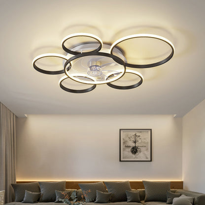 Ceiling Suction Living Room Bedroom Fan Light