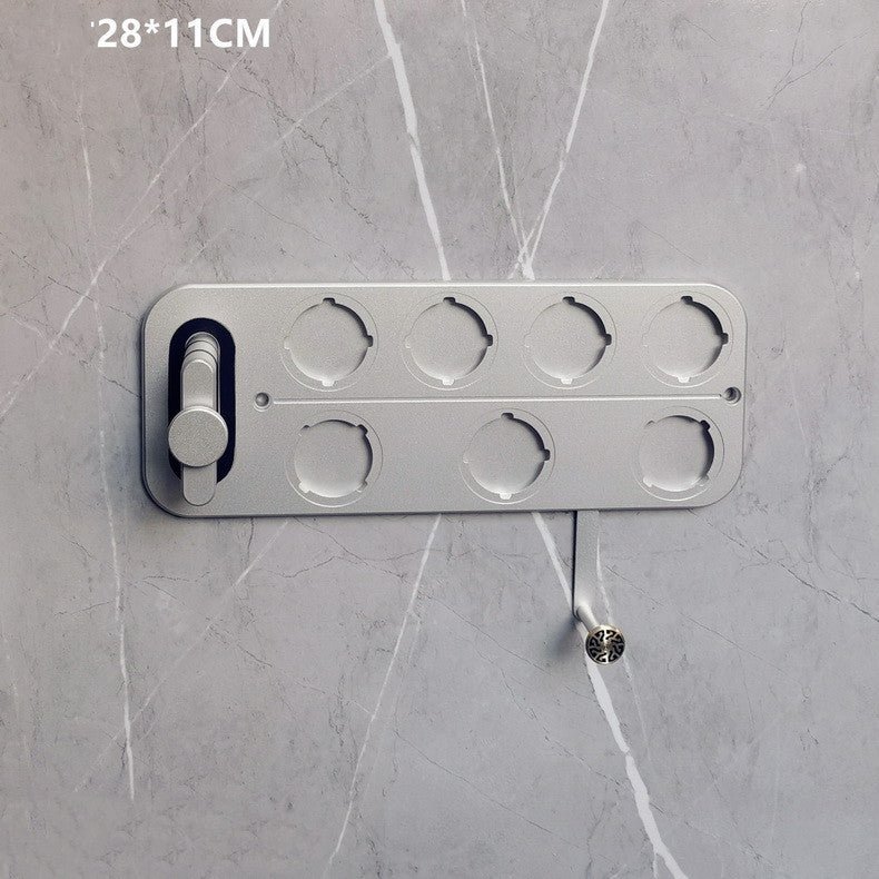 Bathroom Hanger Space Aluminum Bracket Without Punching