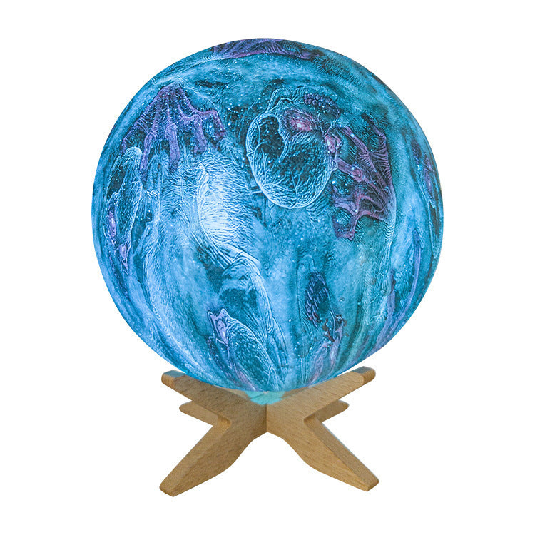 Nouveau Cadeau d'halloween lune lampe de Table créative pour enfants