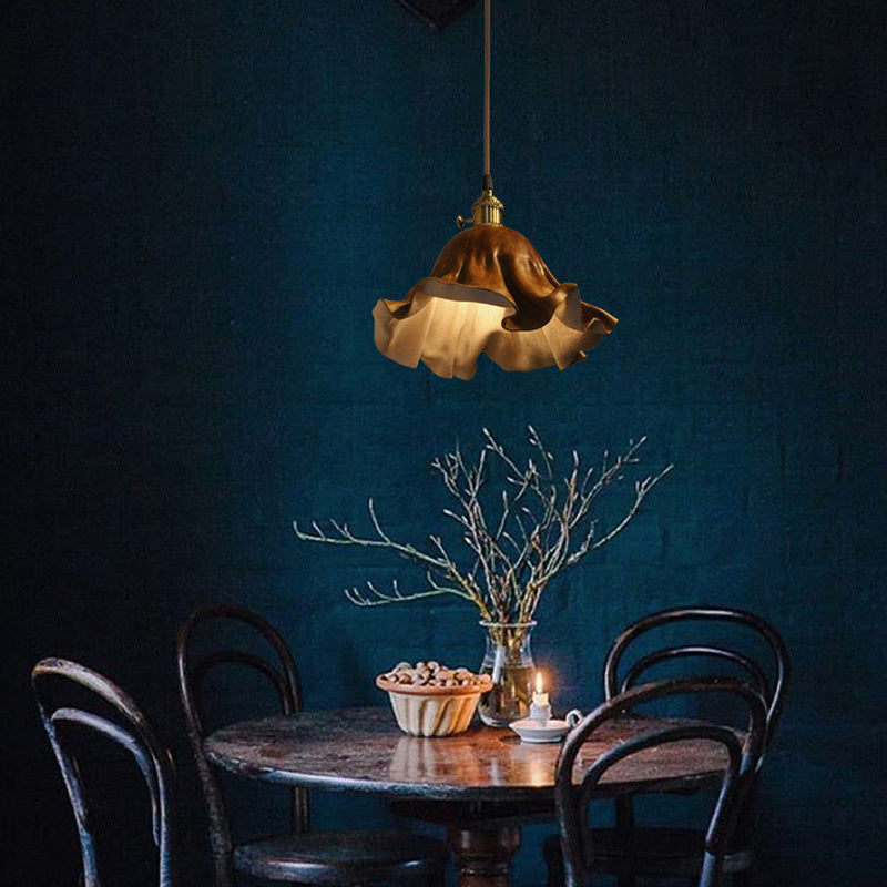 Table Chandelier In Front Of Bedroom Bronze Mirror