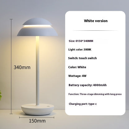 Nordic Minimalism Table Lamp Modern Creative Living Room Bedside Study Studio Outdoor Restaurant Decoration USB