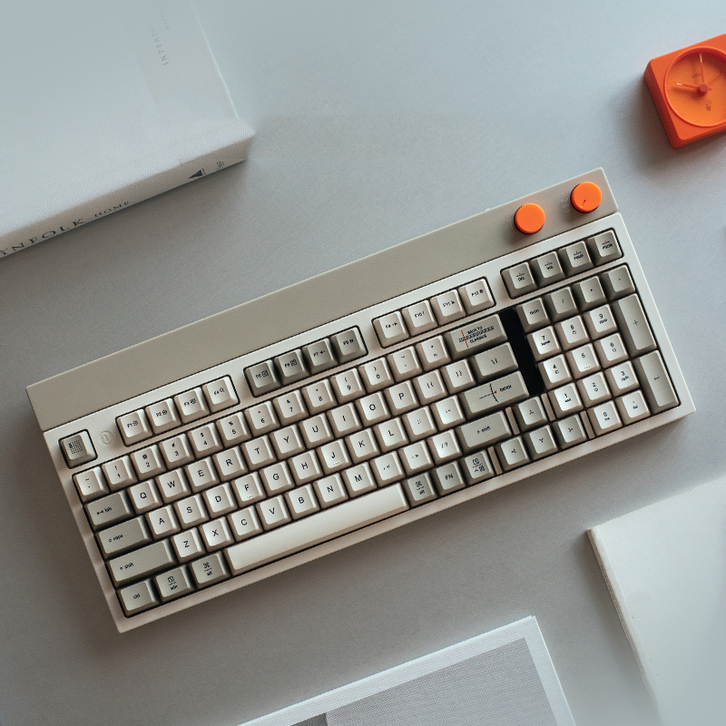 Clavier mécanique Bluetooth sans fil rétro pour la maison